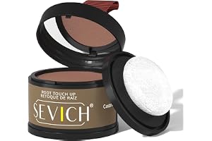 instant hair shadow - Sevich Hairline Powder, Quick Cover Grey Hair Root Concealer with Puff Touch
