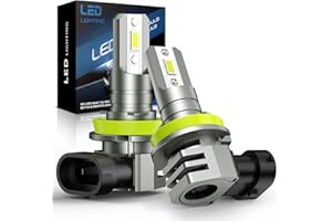 SHINYY Bombillas H11 H8 H9 LED 22000LM, [2023 Actualizadas] con Ventilador 6500K Blanco 12V LED H11 Faros de Coche para Luz de Cruce y Carretera Luces, 1:1 Reemplace Lámpara Halógenas y Xenón, 2PCS