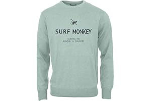 DRESSED IN MUSIC PLAY WITH ME Sudadera clásica de Cuello Redondo para Hombre/Mujer - Sudadera Algodón Orgánico Surf Monkey