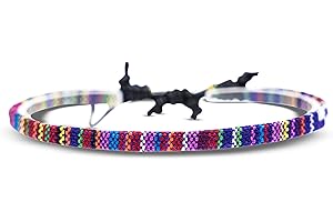 Made by Nami Cavigliera Surfer Uomo e Donna - Cavigliera Sottile Boho Hippie Etnico - Accessori Fatti a Mano per Festa in Spiaggia - Impermeabile e Regolabile (profondo multi)