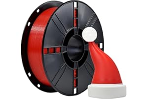 IBOSS Pla Plus (Pla+) Filamento 3d De 1,75 mm, Filamento Pla Plus, PrecisióN Dimensional +/- 0,02 mm, Bobina De 1 Kg (2,2 Lbs) Filamento De ImpresióN 3d Para Impresora 3d, Color Rojo