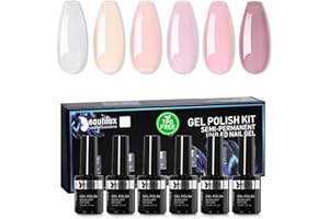 Beautilux Rubber Base Gel Sans-TPO, 3 En 1 HEMA-FREE Nude Rose Blanc 10 ml Multifonction Renforcement Gummy Base Gel Pose Américaine, pour DIY Nail Art Manucure et Salon Utilisatio