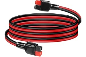 14AWG Solar Verlängerungskabel YACSEJAO 4.9FT 45A Batterie Adapter Kabel Stecker Adapter für Solargenerator Tragbare Power Station