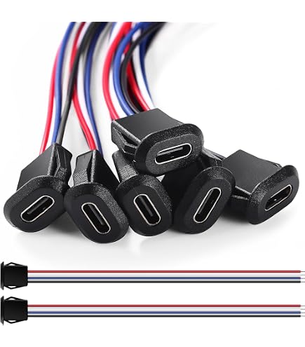 4 cavi corti USB A maschio a 4 pin, 11 pollici, USB 5 V/2 A, 4 pin, per dispositivi installati o di ricambio