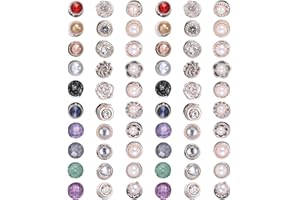 CHANRAINGYEE Broschen für Kleidung Brosche Ausschnitt Verkleinern Anstecker Pin Nstecker Knöpfe Anstecknadel Knöpfe Ohne Nähen Ausschnitt Verkleinern Clip Pins Anstecker Buttons