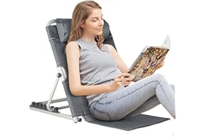 Tobengda Bett-Rückenlehne zum Aufsitzen im Bett tragbar zusammenklappbar verstellbare Sitz-Rückenlehne Winkel der Rückenlehne ändern Multifunktions-Übungs-Hebeposition Lesen Essen Fernsehen