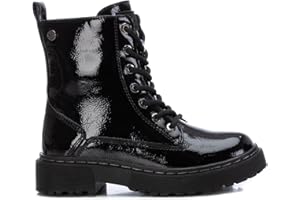 XTI - Botín cierre de cremallera para niña, color: marron, talla: 34