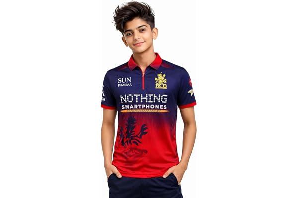New VIRAT 18 RCBB Cricket Jersey 2026(Kids,Men&Boys)