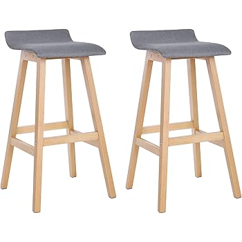 CLP Holz-Barhocker Judy mit hochwertiger Polsterung und pflegeleichtem