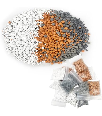 Ricarica Di Pietre Di Tormalina, Germanio E Argilla Per Doccetta Eco2 – Anticalcare, Ioni Negativi, Benessere Pelle E Capelli