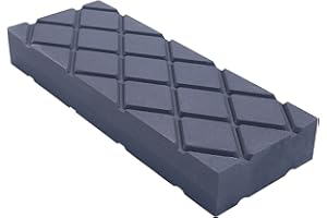 Bruafsir Pietra per Spianare Grande- Pietra per Affilare Un Grana Grossa Doppia/Grossa Pietra per Appiattire- Scanalature Diamantate Fissatore per Pietra per Affilare