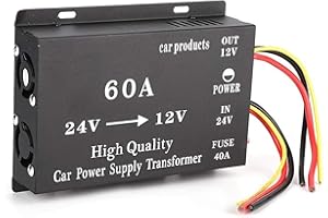 KSTE 720W 60A 24V a 12V DC di Alimentazione Compatible with Auto Elecric Buck Convertitore dell'adattatore del Trasformatore