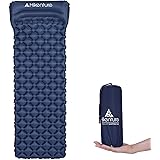HIKENTURE Camping Isomatte Kleines Packmaß - Ultraleichte Isomatte - Aufblasbare Luftmatratze - Schlafmatte für Camping, Reis