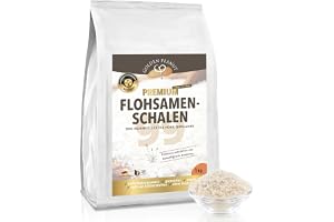GOLDEN PEANUT Psylliumfröskal 1 kg - 99% renhet, äkta indisk kvalitet, extraordinär svällförmåga, mycket hög fiberhalt.