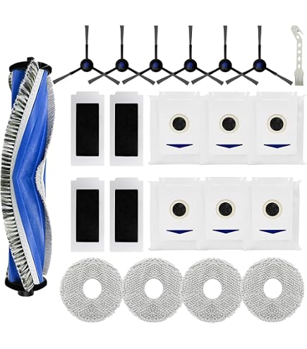 12 Sacchetti Di Ricambio Per ECOVACS T30 Omni E T30 Pro Omni – Accessori Antipolvere 3.4L, Alta Tenuta, Confezione Conveniente