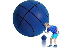 FENYTAY Silent Basketball, Bouncing Ball Silent Basketball, Uncoated High Density Foam Ball, Indoor Training Ball, Soft, Flexible, Lightweight And Easy To Grip, Foam Basketball Dribbling Indoor Quiet Sports