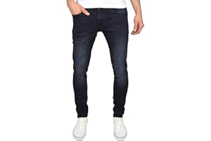 Duck and Cover - Mens 'MAYLEAD' Everyday Essential Slim Fit Stretch Jeans | 'TRANFOLD' Ripped Faded Abraised Effect Cotton Rich Straight Jeans - W30-W40 L30-L34