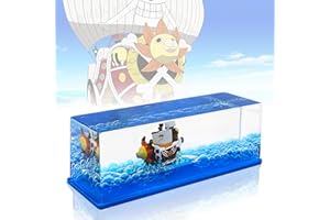 Byhsoep Nave Pirata in Bottiglia, Fluid Drift Flacone Thousand Sunny Cruise Ship Fluid Drift Bottle Scatola Pirate Ship Decoration Ein Nave per Casa Decorazione