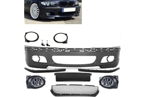 ‎DM AUTOTEILE DM Autoteile Stoßstange vorne Komplett+ Nebel ABS passt für E46 3er 98-05 +ABE*ZULASSUNG