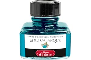 JACQUES HERBIN J.Herbin 13014T - Bote de tinta (30 ml, para pluma estilográfica), color azul turquesa