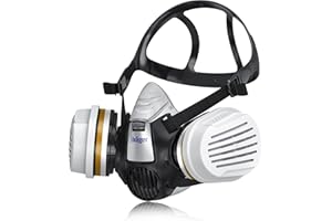 Dräger X-plore® 3300 Half Mask Respirator Set with 2 Reusable A2 P3 filters for Paint Spraying and Agricultural Work