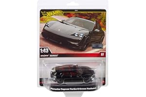 Hot Wheels Premium Porsche Taycan Turbo S Cross Turismo , Fahrzeug im Maßstab 1:43, offiziell lizenzierte Replikate für erwachsene Sammler, Real-Riders-Reifen, Metall-Karosserie und -Fahrgestell