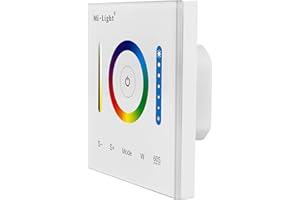 LIGHTEU, Controlador de panel inteligente P3 controlador LED RGB RGBW RGB + CCT 12 V 24 V interruptor táctil regulador