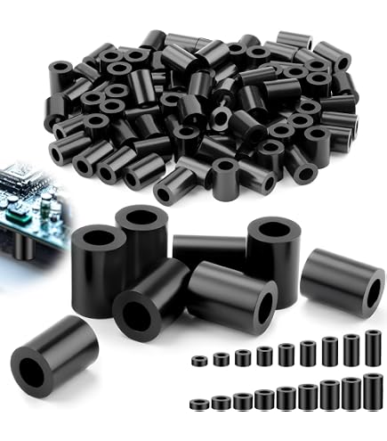 100 Stück Distanzhülsen Für M8 – 20 X 8,4 X 20 Mm – PE Kunststoff, Robust & Wetterfest – Abstandshalter Für Montage & Isolierung