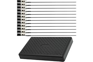 LAMXD Abrazadera de pintura en aerosol, base de soporte de pintura y juego de palillo de clip de cocodrilo, abrazaderas de cocodrilo de alambre de metal, clips de cierre de cola para modelado de pasatiempo