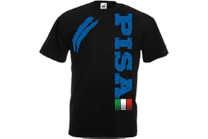 Vestipassioni t-Shirt Pisa Maglietta Ultras Tifosi Anche per Bambini