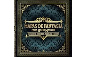 Mapas de Fantasía para Game Master - Dungeons, Ciudades, Pueblos, Mundos: Colección variada de 80 mapas para juegos de rol de mesa | Inspiración para ... perezosos (Mapas RPG para Game Master)