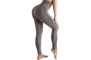 OUDOTA Leggins Donna Sportivi Pantaloni Palestra Vita Alta Leggings Push Up Anticellulite per Fitness Allenamento Jogging Pantaloni Yoga Pants Sexy Booty Scrunch Opaco Elastici Pantacollant Collant