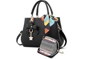 ACNCN PU Leather Women Fashion Handbags Ladies Shoulder Bags Designer Top Handle Bag