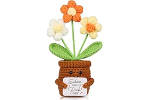 WenmthG Thank You Gifts Knitted Multicoloured Flower Doll, Small Thank You Gift, Positive Potato, German Pocket Hug, Lucky Charm for Friends, Colleagues and Family