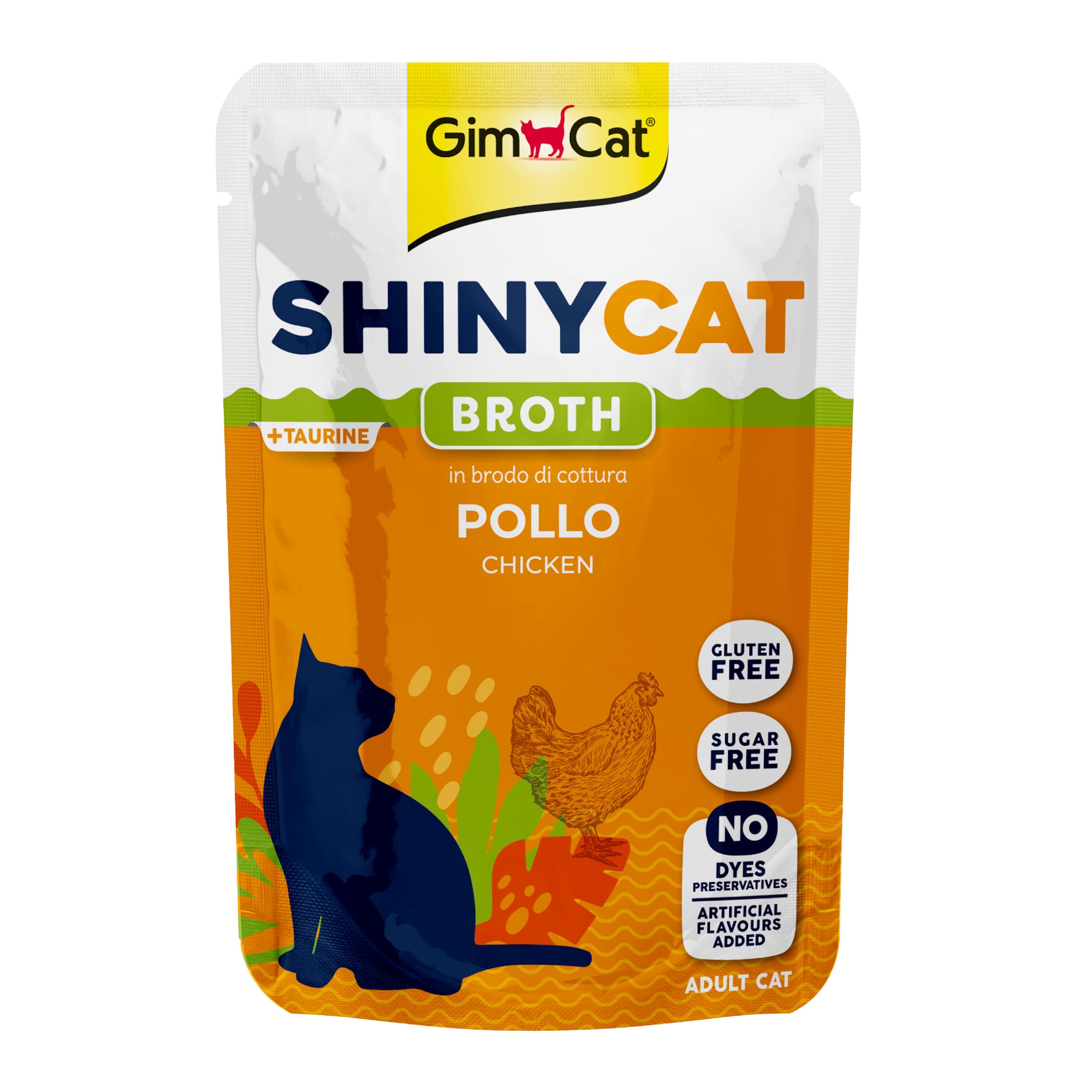 GimCat Shinycat Pouch Tavuklu Kedi Maması, 70 gr