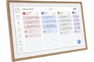 ZAICOLER Digital Kalender 15.6 Tum Väggplanerare För Familjescheman,Smart Pekplatta Interaktiv Display Med Sysseltabell,Realt
