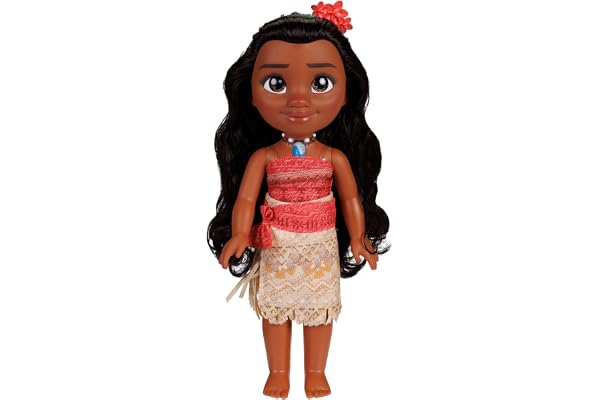 Disney Princesses - Poupée 38cm Vaiana - Licence Officielle Disney - Collection Mon Amie Princesse - Robe Détaillés et Tiare Inclus - Poupée à Collectionner - Belle Chevelure - Jouet Enfant Dès 3 Ans