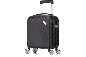 FLYMAX 45x36x20 EasyJet Cabin Bag Cabin Suitcase Carry on Hard Shell Hand Luggage Case Approved for Ryanair EasyJet 2 Fits 8kg/12kg 30 Litre Capacity + 3 Digit Lock + Telescopic Handle Luggage