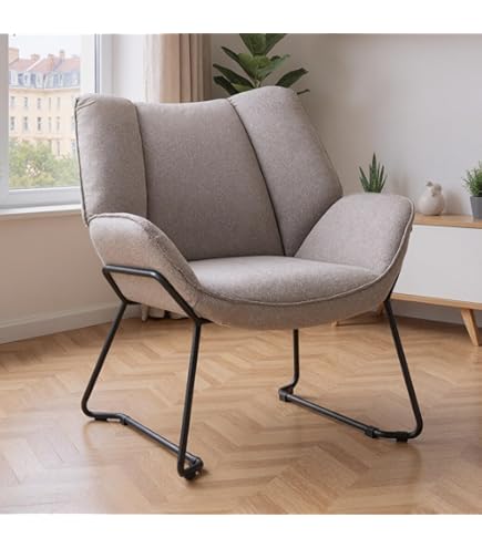 Furnigo Designersessel Classic Ei-Form - Zeitloser Sessel In Rot