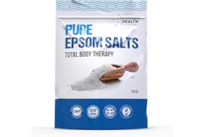 The Intelligent Health Pure Epsom Salts Magnesium Sulphate Bath Salt (1 kg (Pack of 1))