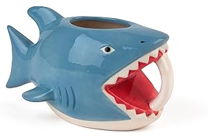 BIGMOUTH INC Big Mouth Toys BMMU-BMS Big Mouth - Taza (plástico), diseño de tiburón