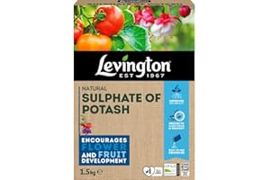 Levington Natural Sulphate of Potash for Flower & Fruit Development, 1.5KG Carton