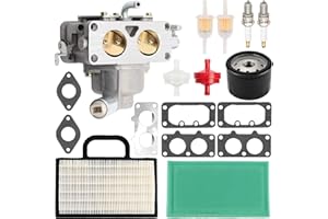 ZAMDOE 791230 799230 Carburador de Repuesto para Briggs & Stratton 499804 699709 20HP 21HP 23HP 24HP 25HP intek V-Twin 4 ciclos de Motores, con Juntas de Montaje Filtros de Combustible