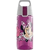 SIGG - Viva One Disney Junior Minnie i&ccedil;ecek şişesi, gazlı i&ccedil;ecekler i&ccedil;in uygundur, sızdırmaz, bulaşık makinesinde yıkanabilir