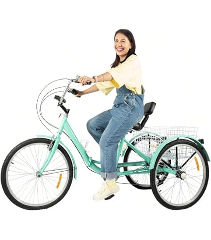 20 Zoll Dreirad Für Erwachsene - 8-Gang Mit Einkaufskorb Bis 110kg