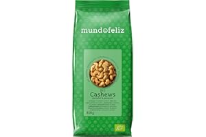 ‎MUNDO FELIZ Mundo Feliz Bio-Cashewnüsse, geröstet, gesalzen, 2 x 400 g