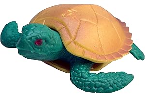 Rep Pals - Żółw, rozciągliwa zabawka od DeluxeBase Super elastyczne repliki zwierząt, które czują się jak prawdziwe, świetne dla dzieci