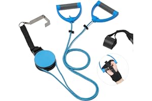 Fanwer Shoulder Pulley, Overhead Shoulder Pulley for Physical Therapy, Over the Door Exercise Pulley Device for Rotator Cuff Recovery & Frozen Shoulder Arm Rehabilitation. Shoulder Rehab Pulley System