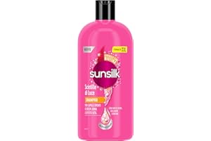 Sunsilk, Shampoo Scintille di Luce, Shampoo Anticrespo Districante, Dona Lucentezza al Capello, Formula Active-Fusion con Olio di Jojoba, Collagene e Biotina, Formato XXL 810ml