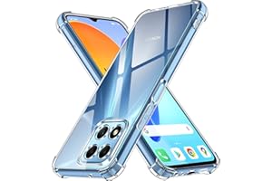 ivoler Funda para Honor 70 Lite/Honor X8 5G / Honor X6 (No para Honor X8 4G), Carcasa Protectora Antigolpes Transparente con Cojín Esquina Parachoques, Suave TPU Silicona Caso Anti-Choques